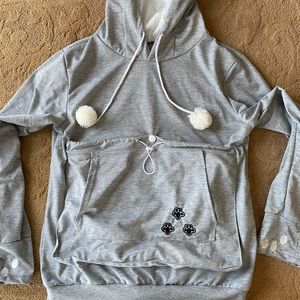 Cat Pouch Hoodie WORN ONCE